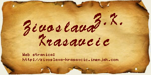 Živoslava Krasavčić vizit kartica